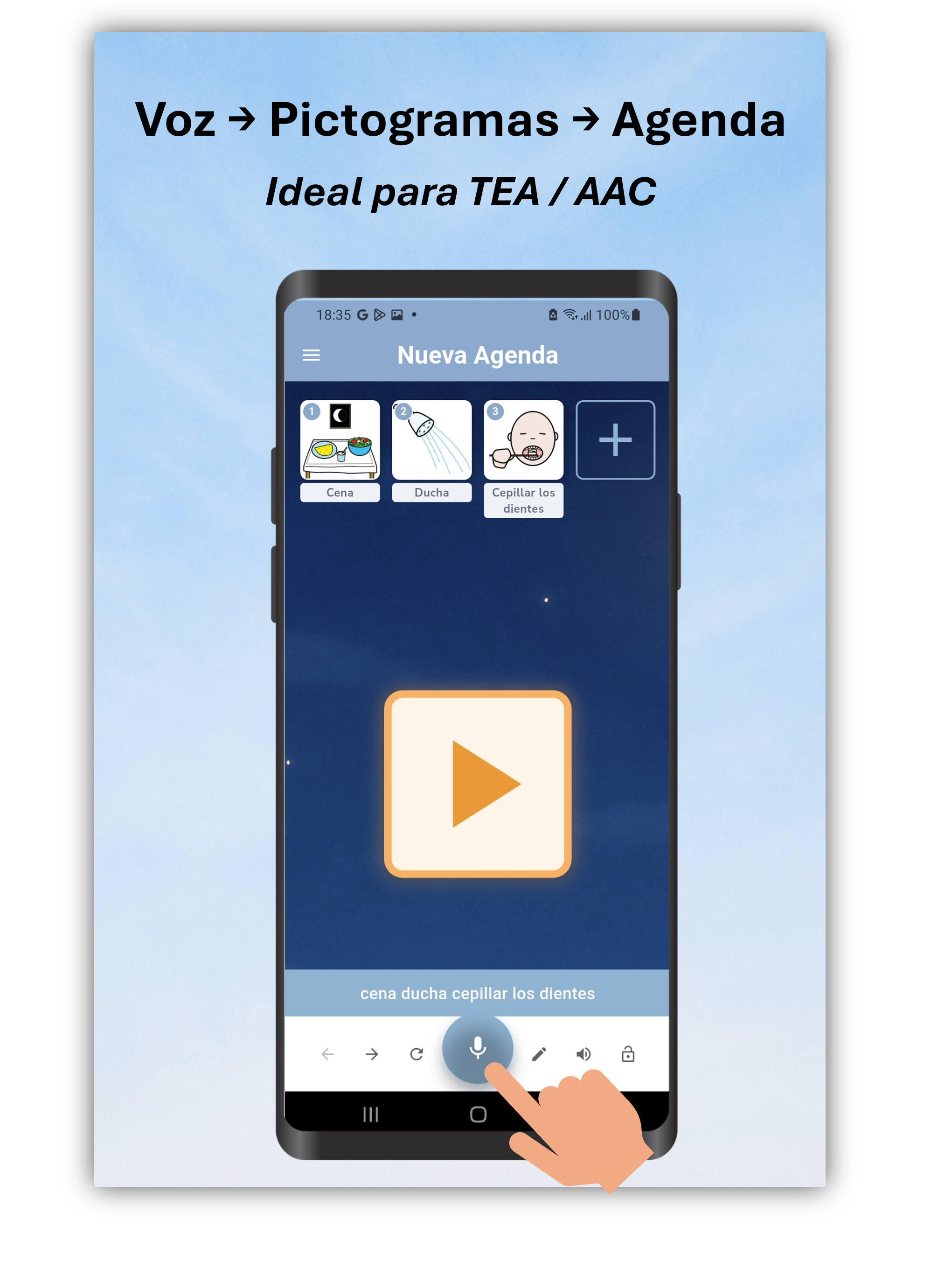 pictoYA - Vista principal